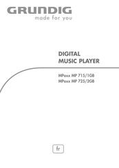 Grundig MPaxx MP 715/1GB Mode D'emploi