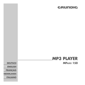 Grundig MPAXX MP100 Mode D'emploi