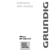 Grundig MPaxx MP 530/512 Mode D'emploi
