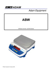 Adam Equipment ABW 8 Mode D'emploi