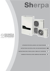 Olimpia splendid OS-CEBCH60EI Instructions Pour L'installation, L'emploi Et L'entretien