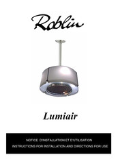 ROBLIN Lumiair Notice D'installation Et D'utilisation