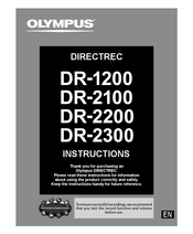 Olympus DR-2300 Instructions