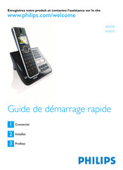 Philips SE655 Guide De Démarrage Rapide