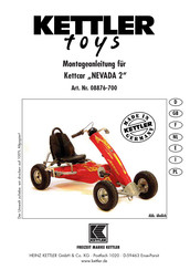 Kettler Toys 08876-700 Mode D'emploi