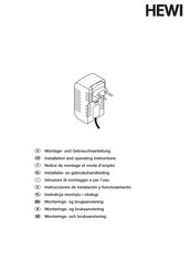 Hewi 950.06.E01 Notice De Montage Et Mode D'emploi