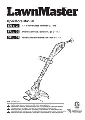 Lawnmaster GT1313 Manuel De L'opérateur