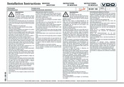 VDO 08 601 100 Instructions De Montage