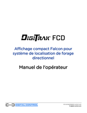 Digital Control Digitrak FCD Manuel De L'opérateur