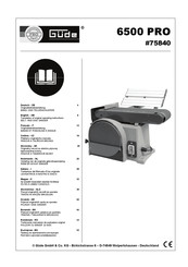 Güde 6500 PRO Traduction Des Instructions D'utilisation D'origine