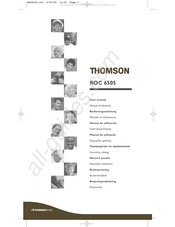 Thomson ROC 6505 Manuel D'utilisation