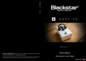 Blackstar Amplification DEPT.10 Manuel Du Propriétaire