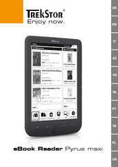 TrekStor eBook Reader Pyrus maxi Mode D'emploi