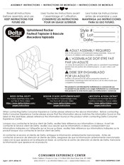 Delta Children Lancaster Rocking Chair featuring LiveSmart Fabric by Culp Instructions De Montage