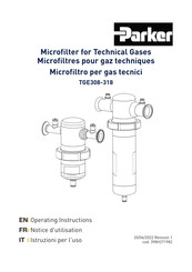 Parker TGE308 Notice D'utilisation