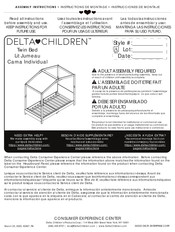 Delta Children xPoppy House Twin Bed Instructions De Montage