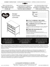 Delta Children Epic 3 Drawer Dresser Instructions De Montage