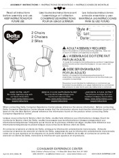 Delta Children Homestead Table and Chair Set Instructions De Montage