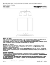 Zenith MBA3026 Instructions D'assemblage