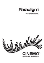 Paradigm Cinema 400 Mode D'emploi