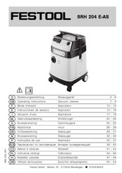 Festool SRH 204 E-AS Mode D'emploi