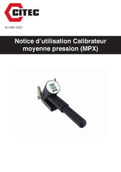 CITEC MPX Notice D'utilisation