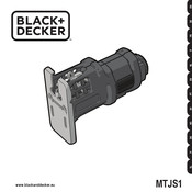 Black & Decker MTJS1 Traduction Des Instructions Initiales