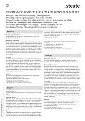 steute ZS 70 Z Instructions De Montage