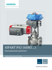 Siemens SIPART PS2 6DR5 Série Manuel D'instructions