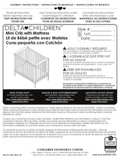 Delta Children Mini Crib with Mattress Instructions De Montage