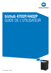 Konica Minolta bizhub 4402P Guide De L'utilisateur