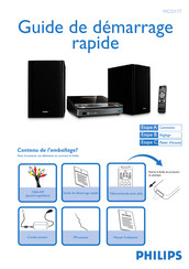 Philips MCD177 Guide De Démarrage Rapide