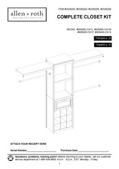 Allen + Roth WSWS-CS1W Mode D'emploi