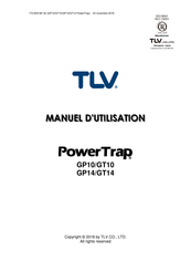 TLV PowerTrap GT10 Manuel D'utilisation