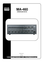DAP Audio MA-460 Mode D'emploi