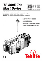 teklite TF 300E T/3 Mast Serie Manuel D'instructions
