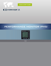 concept 2 PM5 Guide De Démarrage Rapide