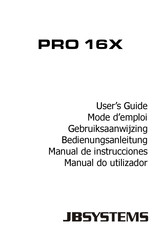 JBSYSTEMS PRO 16X Mode D'emploi