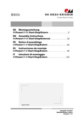 RK Rose+Krieger RKPowerlift M Notice D'assemblage