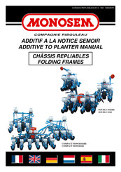 Monosem DOUBLE BARRE Additif Au Mode D'emploi