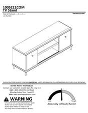 Ameriwood HOME 1005222COM Instructions De Montage