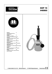 Güde GOP 16 Mode D'emploi