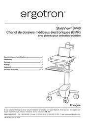 Ergotron StyleView SV40 Mode D'emploi