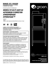 Groen HYPERSTEAM HY-5G Manuel De L'usager