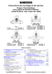 ARI ARMATUREN CONA B Instructions De Montage Et De Service