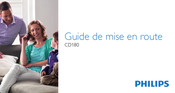 Philips CD180 Guide De Mise En Route