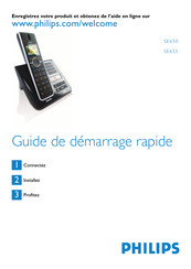 Philips SE6501B/38 Guide De Démarrage Rapide