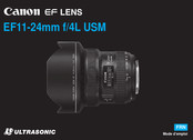 Canon ULTRASONIC EF LENS Serie Mode D'emploi