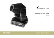 thomann Stairville MH-X60th LED Spot Notice D'utilisation