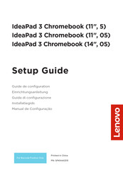 Lenovo IdeaPad 3 Chromebook Guide De Configuration